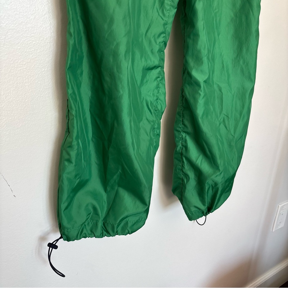 STAUD Green Track Pants with Navy Pocket Accents - Picture 8 of 14